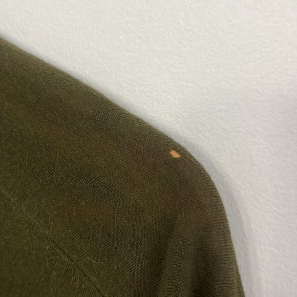 Out From Under by Urban Outfitters Olive Button-Up Cropped Top - Picture 7 of 7